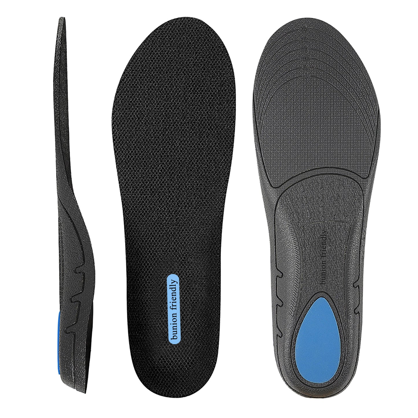 bunion friendly Orthotics Inserts Plantar Fasciitis Feet Insoles