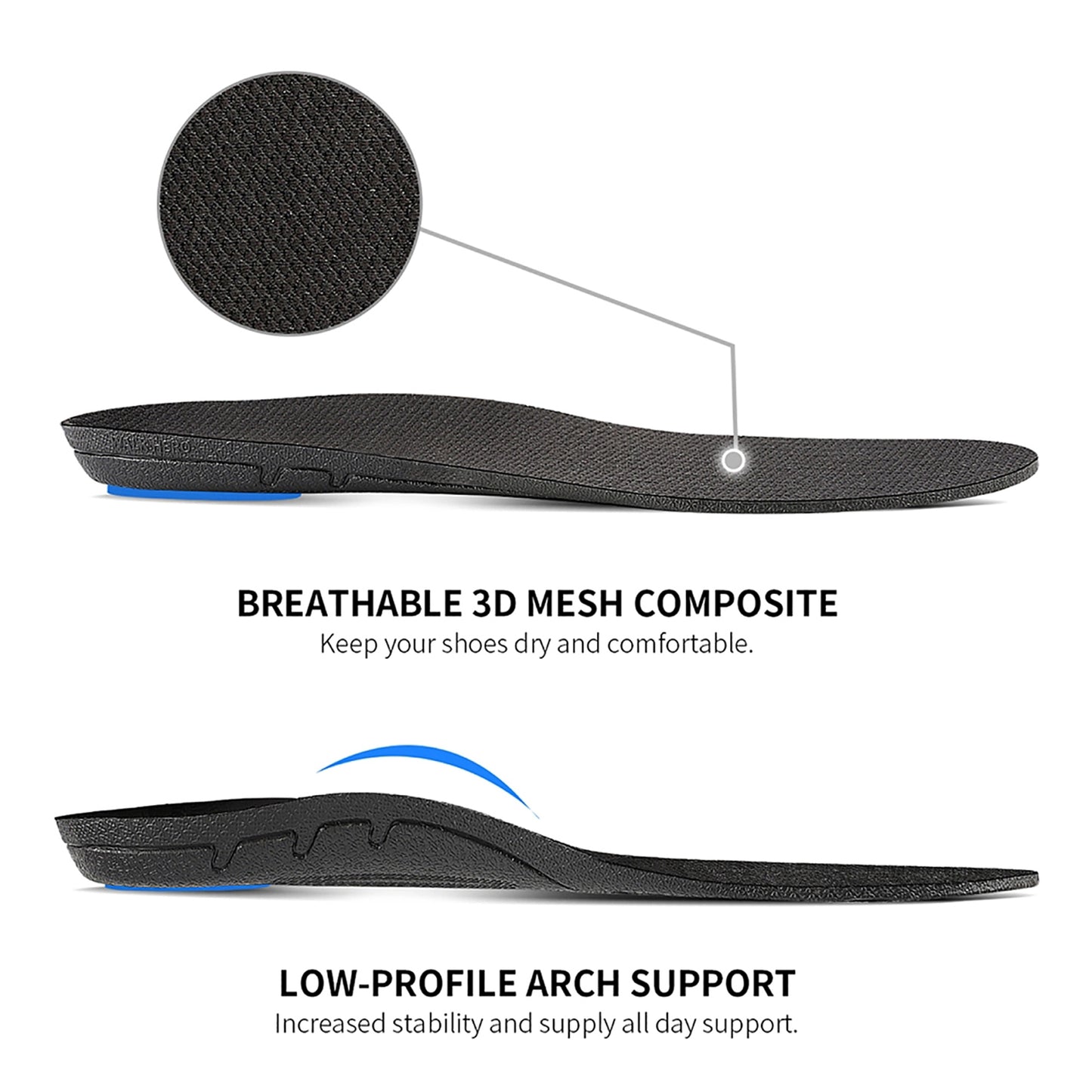 bunion friendly Orthotics Inserts Plantar Fasciitis Feet Insoles