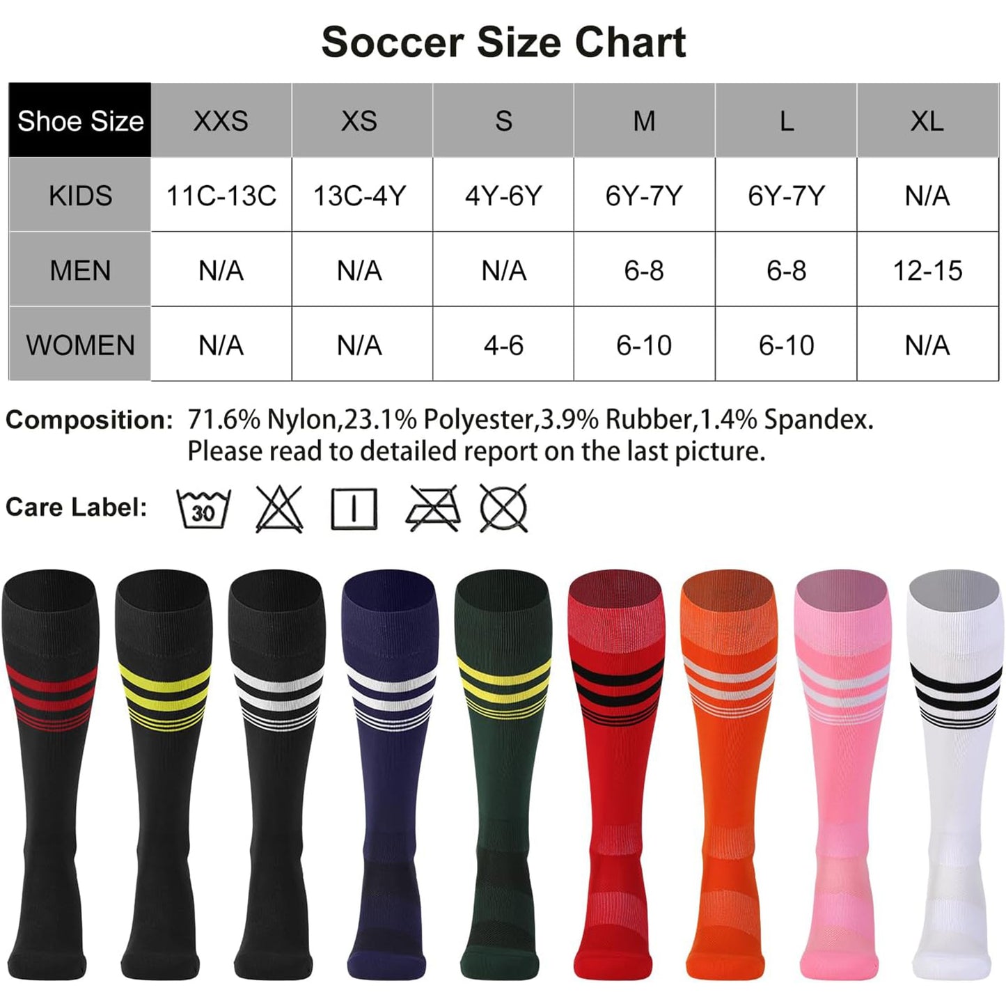 pibes boutique Kids Youth Adult Athletic Soccer Socks