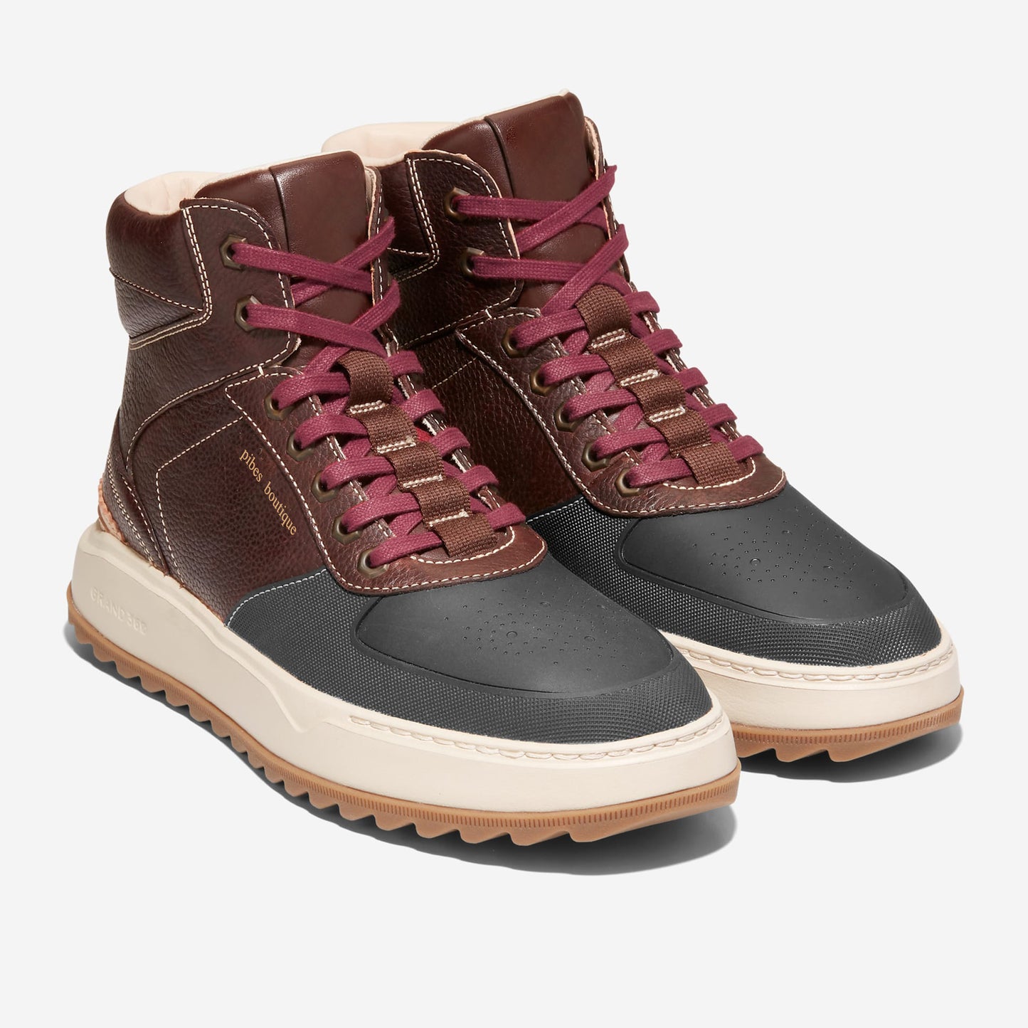 pibes boutique Men Lace Up Work Boots